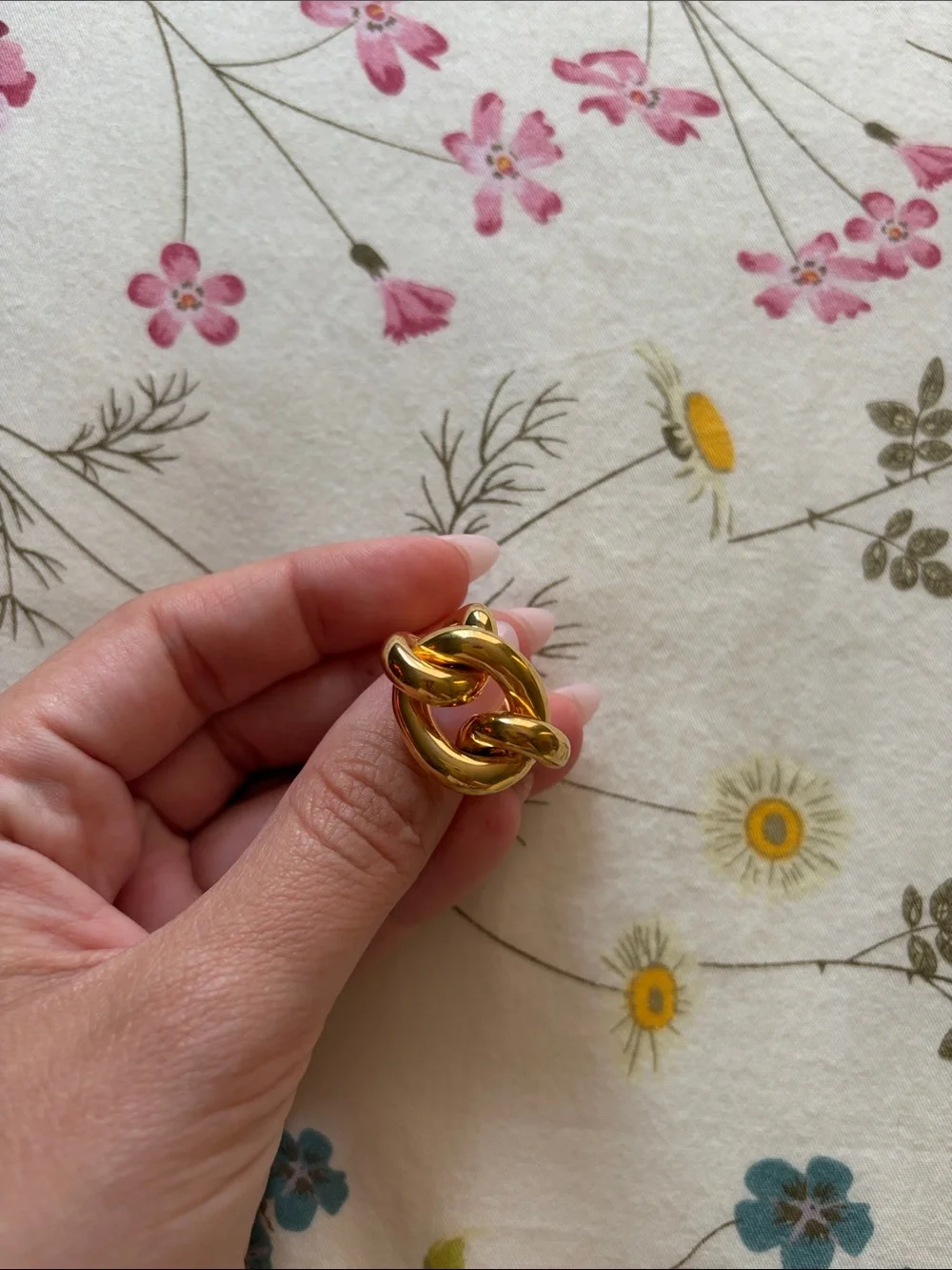 Gold Knot Statement Ring - Women Jewelry